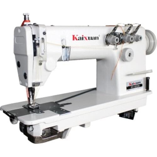 Electric Chain Sewing Machine Three Needles Six Lines High Speed Cowboy Clothing Bedding Article Industrial Sewing Equipment Set