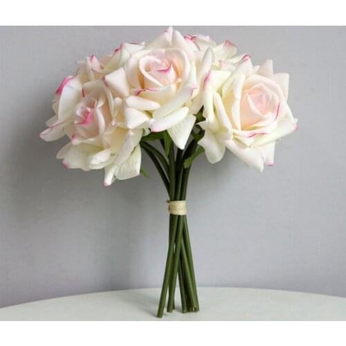 False Hydrangea Wedding Bouquet Decorative Flowers Florist-Supplies Crimping Home Decoration 5 Head Curling Silk Artificial