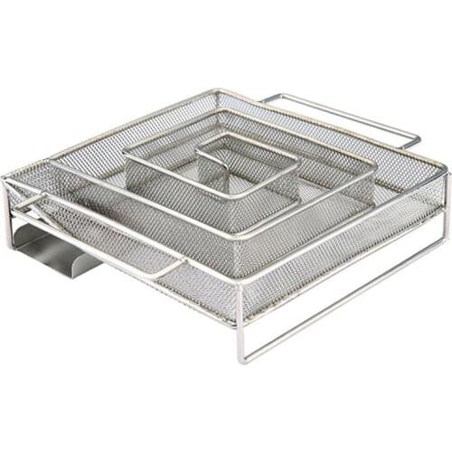 Metal Cold Smoke Generator Pellet Smoker Basket Round Square Hexagon Shaped Smoking Meshes for Salmon Bacon BBQ Grilling Tool