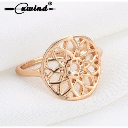 Cxwind New Dreamcatcher Ring Hot Sale Women Hollow Dream Catcher Rings Statement Girl Nice Gift Wholesale