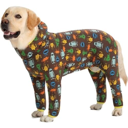 Large Dog Clothes Winter Big Dog Clothing Pajamas Jumpsuit French Bulldog Samoyed Husky Labrador Golden Retriever Costume Outfit