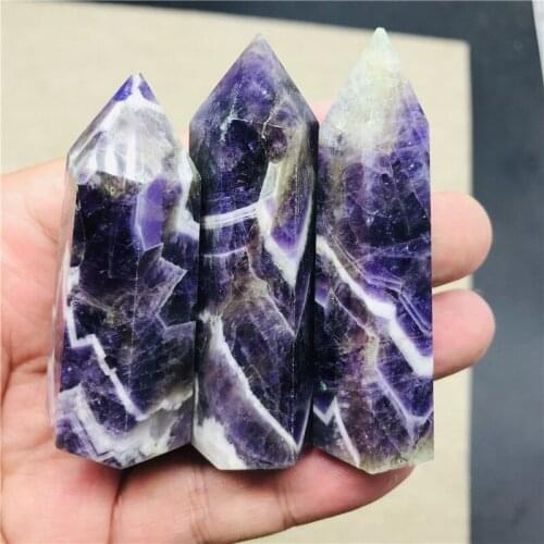 New arrivals 100% natural dream amethyst quartz crystal gem stone wand as gift