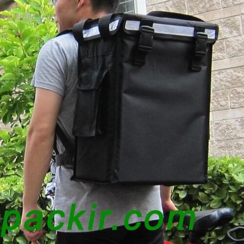 PK-34V: Small Food Delivery Backpack for Hot and Cold, Warmer Bags, Food Boxes,Top Loading, Magic Stick, 13" L x 9" W x 18" H