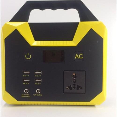 Powerful Portable Power Station 150WH Lithium Battery Solar Generator Backup Power Supply with USB For Hiking/Camping