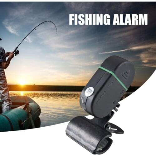 Fishing Alarm with 2 Lights Durable Easy Operation Portable Convenient Power Saving for Night Daytime
