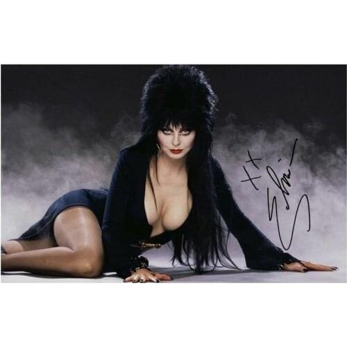 ELVIRA SIGNED Art Film Print Silk Poster Home Wall Decor 24x36inch