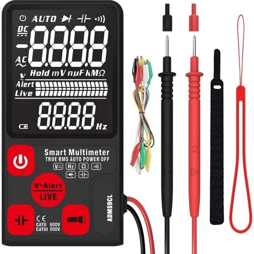 Ultra-Portable Digital Multimeter Auto Ranging Voltmeter Tester Capacitor Hz Ohm Continuity Diode Meter Tester