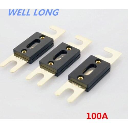 Knife type car fuses fuse pieces large car fuse inserts 100A