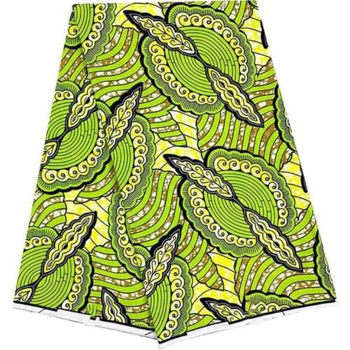 Ankara Fabric African Real Wax Printed 100%Cotton High Quality Nigerian Dress Material Fabrics For Sewing By The Meter SP 1480