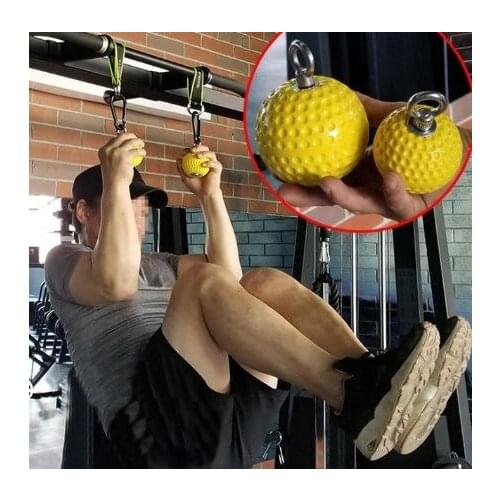 Pull Up Gym Hand Grips Ball Cannonball Finger Trainer Grip Strength Training Arm Muscles Exerciser Barbells