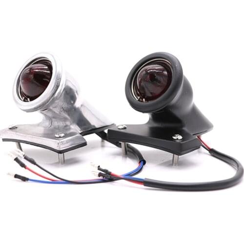 Universal 12V Tail Brake Stop Rear Light License Plate Lamp For Harley Honda Kawasaki Suzuki Yamaha Touring