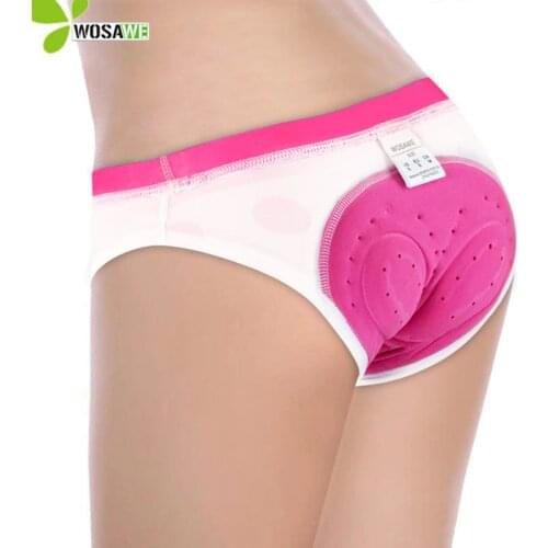 WOSAWE Shockproof Gel Pad Cycling Shorts Women Slim Fit Downhill Bike Bicycle Base Layer Underwear Breathable MTB Riding Tights