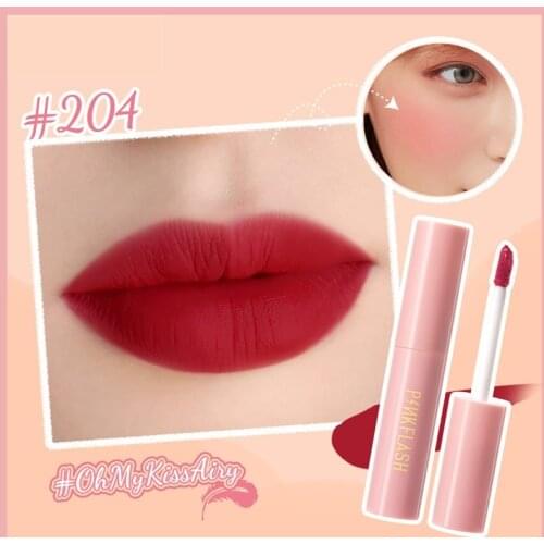 Airy Dual-use Lipstick Lips Glaze Matte Liquid Eyeshadow Blush Non-fading Lip Gloss Makeup Korea Cosmetic
