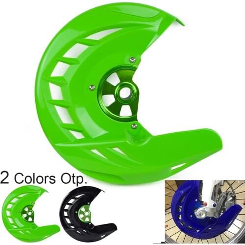 Front Brake Disc Guard Protector Cover For Kawasaki KX125 KX250 KX250F KX450F KLX450R KX 125 250 250F 450F KLX 450R KXF 250 450