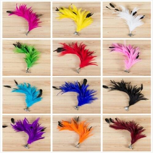 Feathers flower floral headdress dress cheongsam bride headdress bride hair accessories bride accessories Latin dance headdress