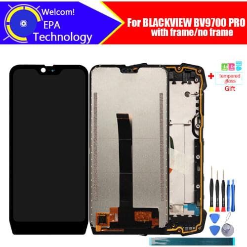 5.84 inch BLACKVIEW BV9700 PRO LCD Display+Touch Screen Digitizer Assembly 100% Original LCD+Touch Digitizer for BV9700 PRO
