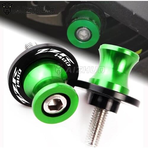 10MM Motorcycle Swingarm Slider Spools Stand Screw FOR KAWASAKI ZX1400 ZX14R ZZR1400 ZX 1400 ZX 14R ZZR 1400 2006-2018 2017