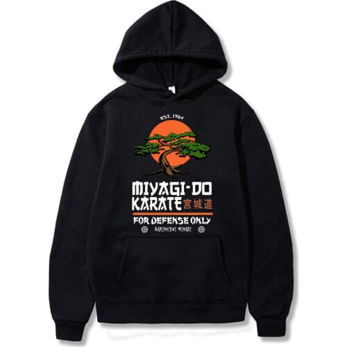 2021 New Cobra Kai Hoodie - Karate Kid Snake Kobra No Mercy Retro 80s Martial Arts Costume Tops Harajuku Fashion Hoodie Men