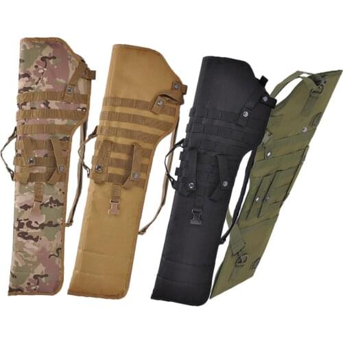 70cm Gun Bag Case Backpack Tactical Rifle Bag Shotgun Assault Scabbard Hunting Carrying Shoulder Holder Combat Airsoft Equipment