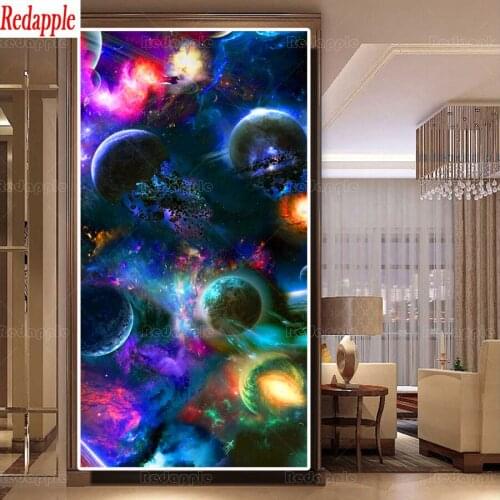 Diamond painting mosaic club Nebula Universe 5d handmade full square round drill planet Space galaxy landscape picture large art