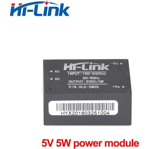 Free shipping 2 pcs/lot 220v 5V/ 1A AC DC isolated switching smart home power supply module AC DC transformer