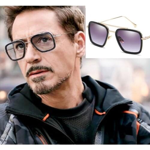 Oversized Men mach one Sunglasses men luxury brand Women Iron men Sun Glasses Square Male female sunglasses for men women