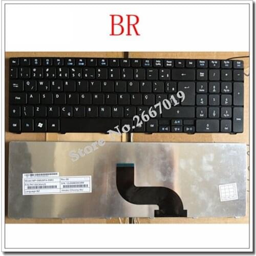 Brazil laptop Keyboard for Acer Aspire 5810 5536G 5738Z 5810T 5739p5we 5338 5410t 5538 5542 5538G 5542G 7560 7560G 7739 BR Black
