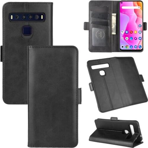 Case For TCL 10L Leather Wallet Flip Cover Vintage Magnet Phone Case For TCL 10L Coque