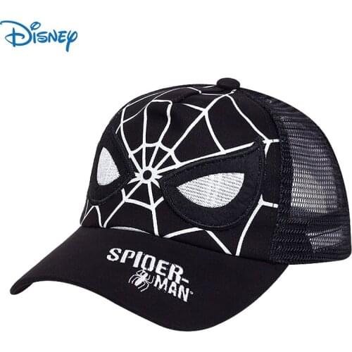 Disney Marvel Children Hat Breathable Adjustable Spider-Man Superhero Sun Hat Kids Boys Girls Baseball Cap Casual Hat Child Gift