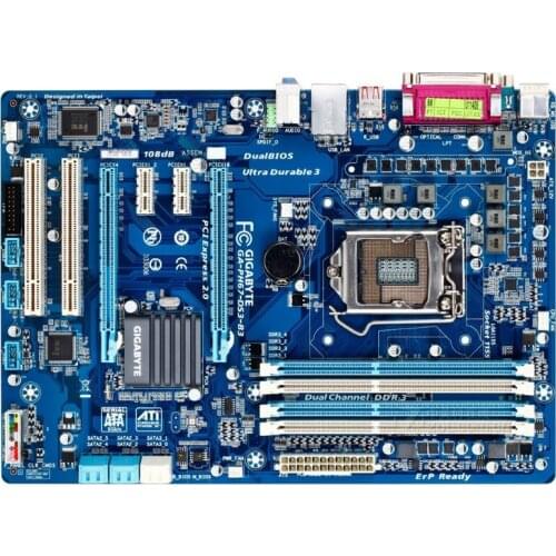 For Gigabyte GA-PH67-DS3-B3 Original Used Desktop Motherboard PH67-DS3-B3 H67 Socket LGA 1155 DDR3 On Sale