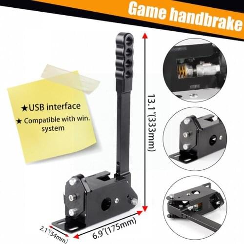 For Logitech G25/27/29 T300 T500 Simulator CNC Metal Handbrake Dirty Racing USB Game 2.0/Dirty4.0 Brake D2G8