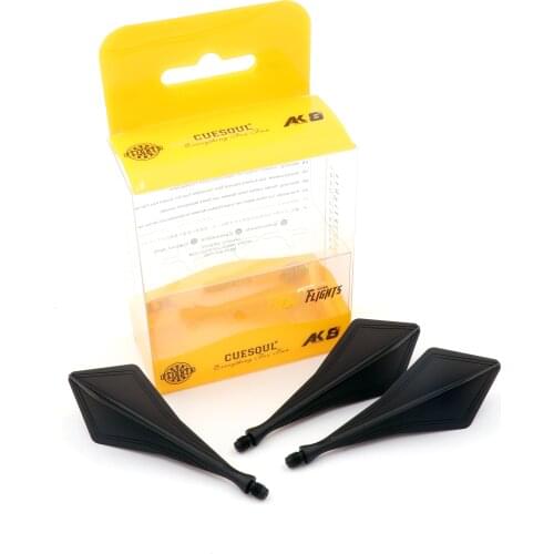 CUESOUL TRAJ AK8 New Integrated Dart Flights and Shafts Wave/Diamond Shape,Very Slim Dart Flight 3 Sets