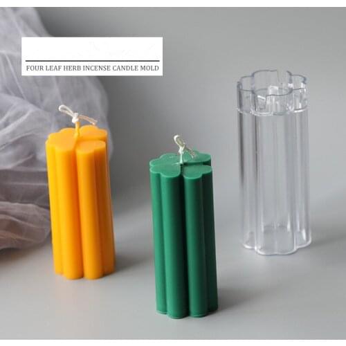 Four-leaf clover scented candle mold Minimalist home decoration candle DIY handmade candle material