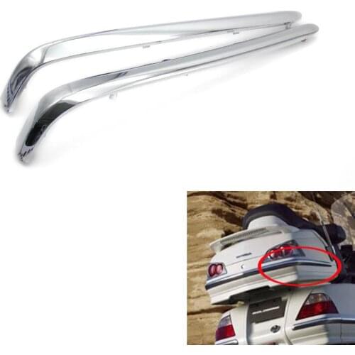 Motorcycle Trunk Trims Strips Mould For Honda Goldwing GL1800 2001-2010