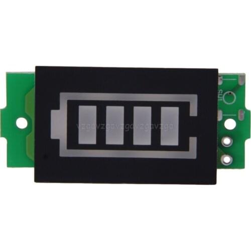 Single 3.7V Lithium Battery Capacity Indicator Module 4.2V Blue Display Tester J16 19 Dropship
