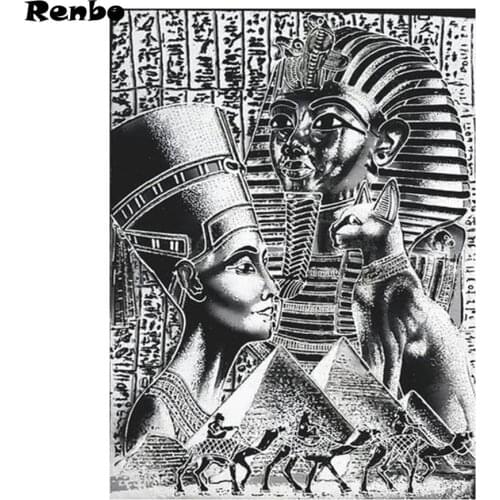 Egypt pharaoh Diamond Embroidery sale Full square 5D diy Diamond Painting Cross-Stitch 3d pictures Mosaic Diamond mazayka Crafts