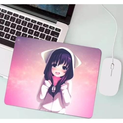 Kawaii sexy mouse pad anime trumpet table mat anime comics personalized picture custom computer rubber diy keyboard pad for game
