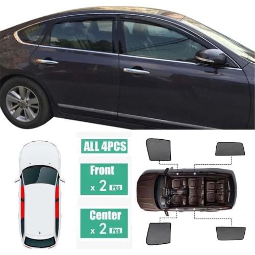 Side Windows Magnetic Sun Shade UV Protection Ray Blocking Mesh Visor Fit For Nissan Teana J32 2008-2012