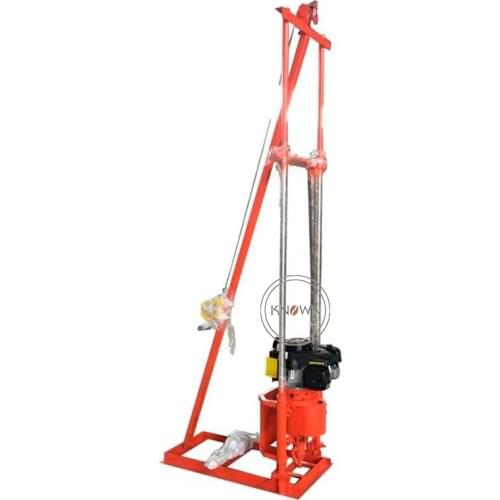 Small Gasoline Well Drilling Water Drilling Machine Portable Water Drilling Rig Machine