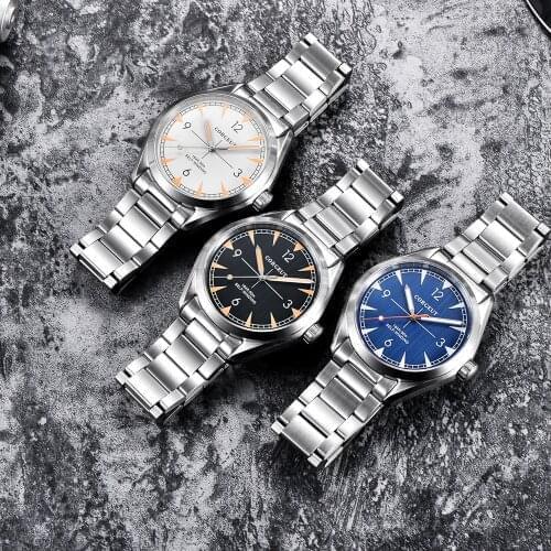 Fashional Self Winding 41mm Men Watch Sapphire Glass ST/MIYOTA Movement Mental Strap