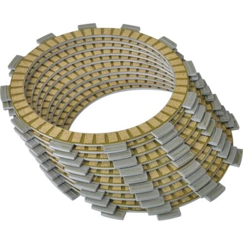 7pc Motorcycle Clutch Friction Plates for Honda VTR1000 F VTR1000F Fire Storm Superhawk CB1300 X4 DC Motorbike Engines Parts