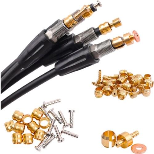 Mountain/Road Bicycle Hose Oil Needle Set MTB Bike BH59 BH90 Olive Sleeve For shimano/Magura/AVID/HOPE Suit Hydraulic Disc Brake