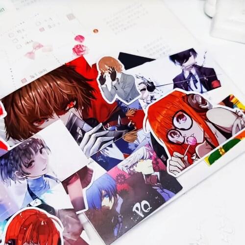 Stickers 19pcs Cute Love Anime characters Paper Stickers Homemade Bookkeeping Decals on Laptop / Decorative scrapbooking / DIY