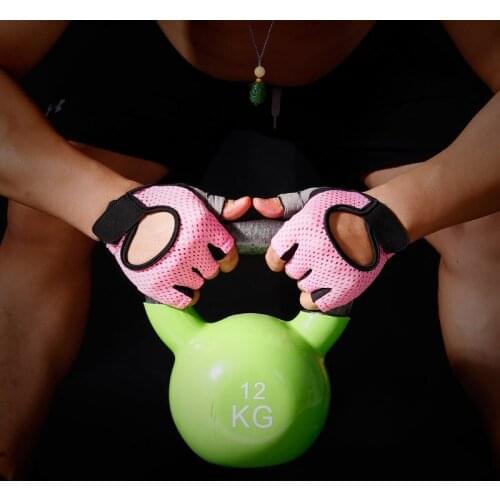 Sports Fitness gym gloves women Training Exercise Slip Riding Butterfly Mesh Breathable Thin section gloves Hollow luvas for men