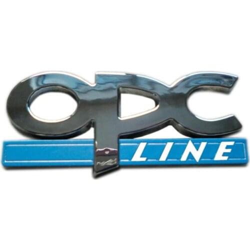 Plastic Chrome OPCLINE OPC LINE Automobile Modification Sticker Emblem Badge