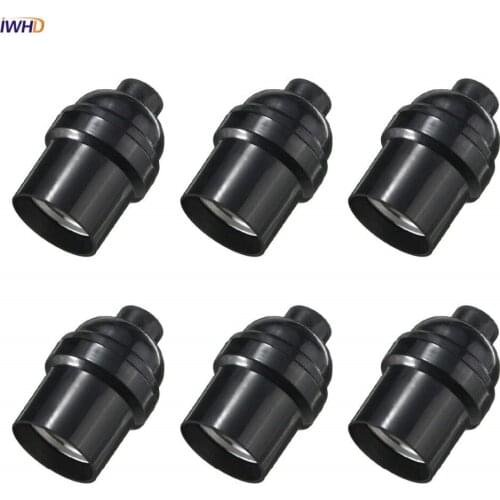 IWHD E27 Lamp Socket Plastic Light Holder Base Bulb Socket E27 DIY Lamp Fitting Socket Screw Bulbs Retro Pendant Lamp Holder
