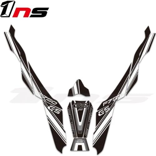 For BMW F750GS f750 gs f 750 gs Motorcycle Front Fairing Sticker fuel tank decals tank side Protector racing kit sticker