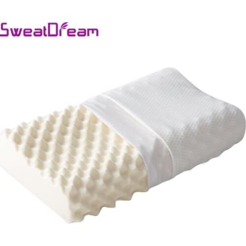 Natural Latex Pillow Sri Lanka Particles Neck Massage Pillow Antibacterial Anti-mite Pillow Orthopedic Pillow Cervical Pillow