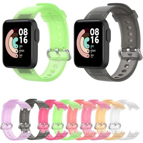 New For Xiaomi Mi Watch Lite Strap Replacement Sports Transparent Bracelet Correa For Xiaomi Redmi Watch Smart Watch Belt Wrist