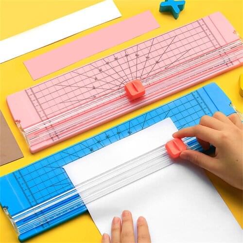 Paper Cutter Portable Paper Cutting Machine Photo Guillotine Knife Art Trimmer Crafts Scrapbook Blades Cutting Stationery Tool